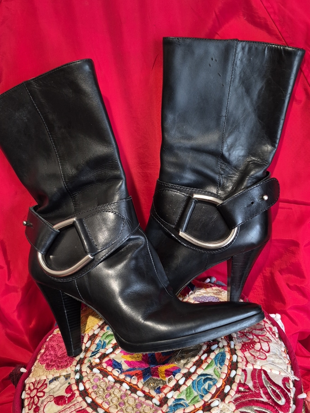 ANTONIO MELANI- ITALIAN LEATHER BOOTS